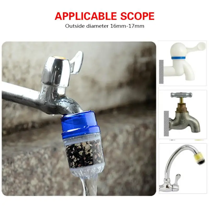 Cocina Caliente Carbono Activado Filtro de Agua de Grifo Purificador de Agua Cocina Caliente Carbono Activado Filtro de Agua de Grifo Purificador de Agua