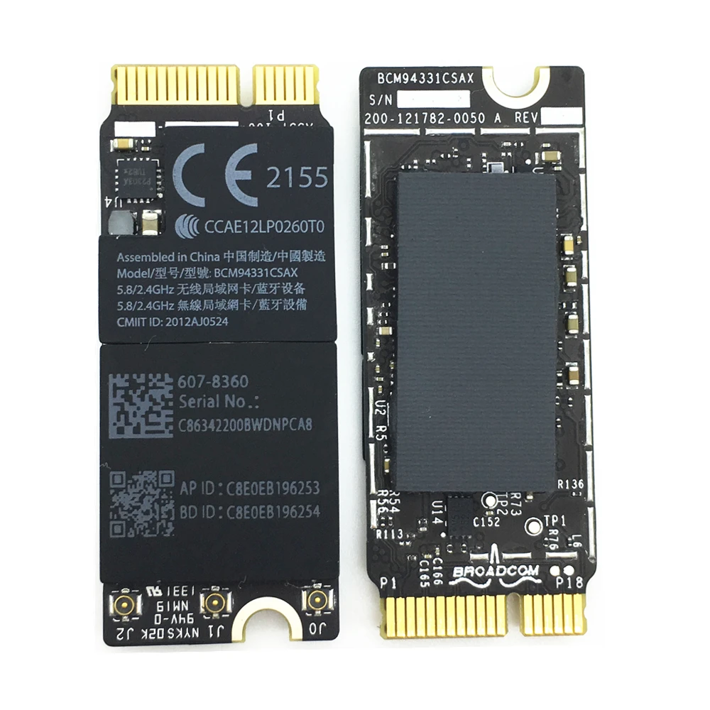 BCM94331CSAX для retina A1398 A1425 2012 Airport Wi-Fi Bluetooth карты