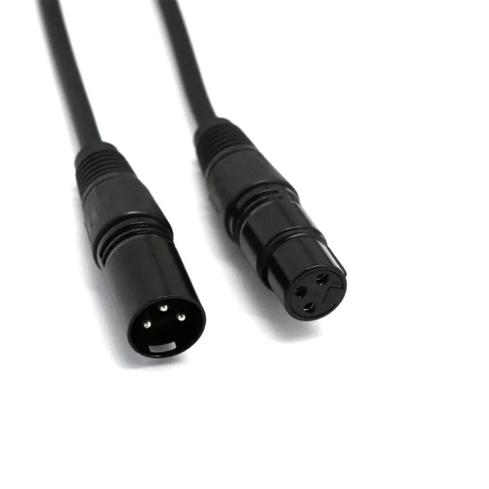 

0.5M Microphone Audio Connector Pin XLR Male To Female Mic Audio Extension Cable drop shipping #C