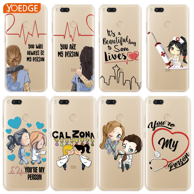 

You're My Person For Fundas Xiaomi Redmi Note 4X 4 Global 5 5A 6 S2 3 3S 4 4A 4X 5 Plus 6A Pro Greys Anatomy Soft Silicone Cover