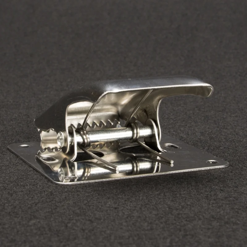 Stainless Steel Fillet Clamp For Fish Cleaning Board Deep-jaw Fish Tail Clip W / Mounting Screws Knife Bait Fishing Pliers Tools