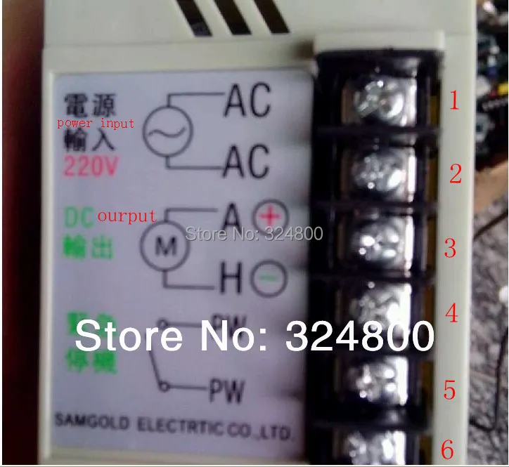 DC220V регулятор скорости вращения двигателя вход AC220V 500 w, двигатель с постоянным магнитом, работающий от постоянного тока 220V регулятор скорости вращения двигателя/регулятор скорости input220v