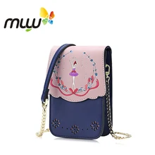 

Muyu 2018 Women Embroidery Cartoon Pattern Fashion Shoulder Bags Ladies Casual Mini Crossbody Bags with Chains 4080310