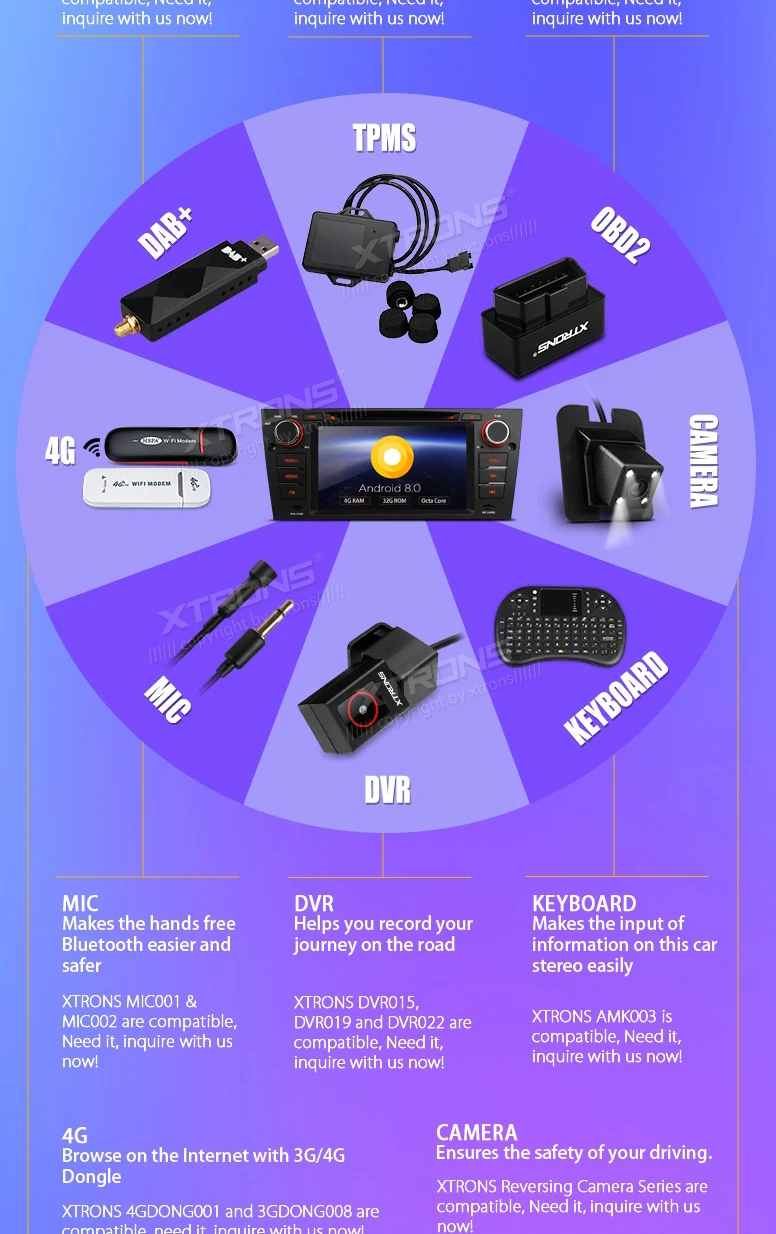 Flash Deal 7" Android 8.0 OS Car DVD Multimedia Radio for BMW E90 2005-2012 & E91 2005-2012 & E92 2006-2013 & E93 2007-2013 & M3 2007-2012 20