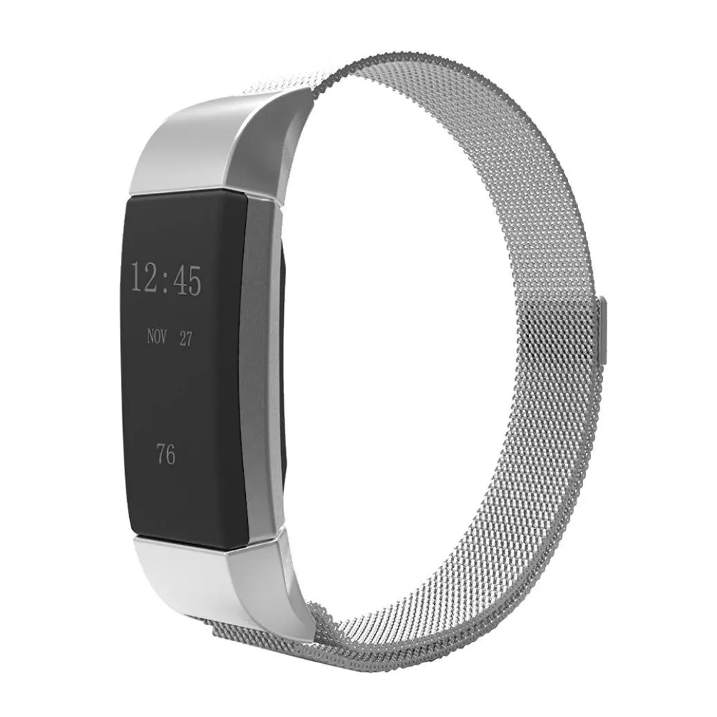 Сменный ремешок SENBONO Milanese из нержавеющей стали для смарт браслета Fitbit Charge