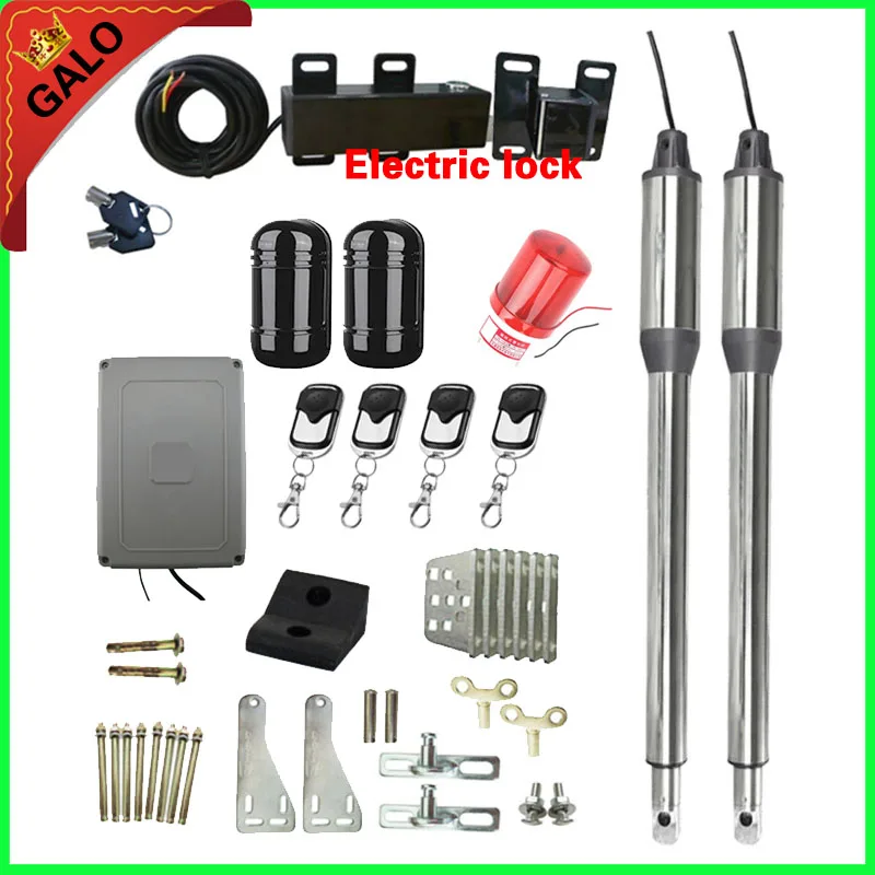 

GALO with 5m of power cables electric lock wiring to electric automatic swing gate opener motor for steel wooden butterfly gate