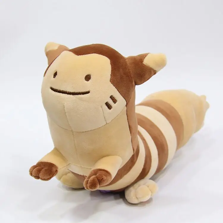 25 см аниме карманное животное Ditto Подушка трансформер Furret Eevee Umbreon Magnemite Magikarp Мягкие плюшевые куклы игрушки SA1666a - Цвет: Furret