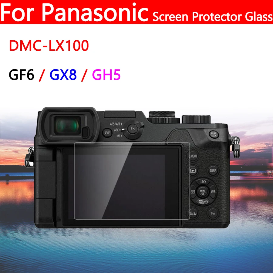 Камера ЖК-дисплей экран протектор для Panasonic GH5 GX8 GF6 DMC-LX100 Защитная пленка для цифровой камеры закаленное стекло 2.5D 9H