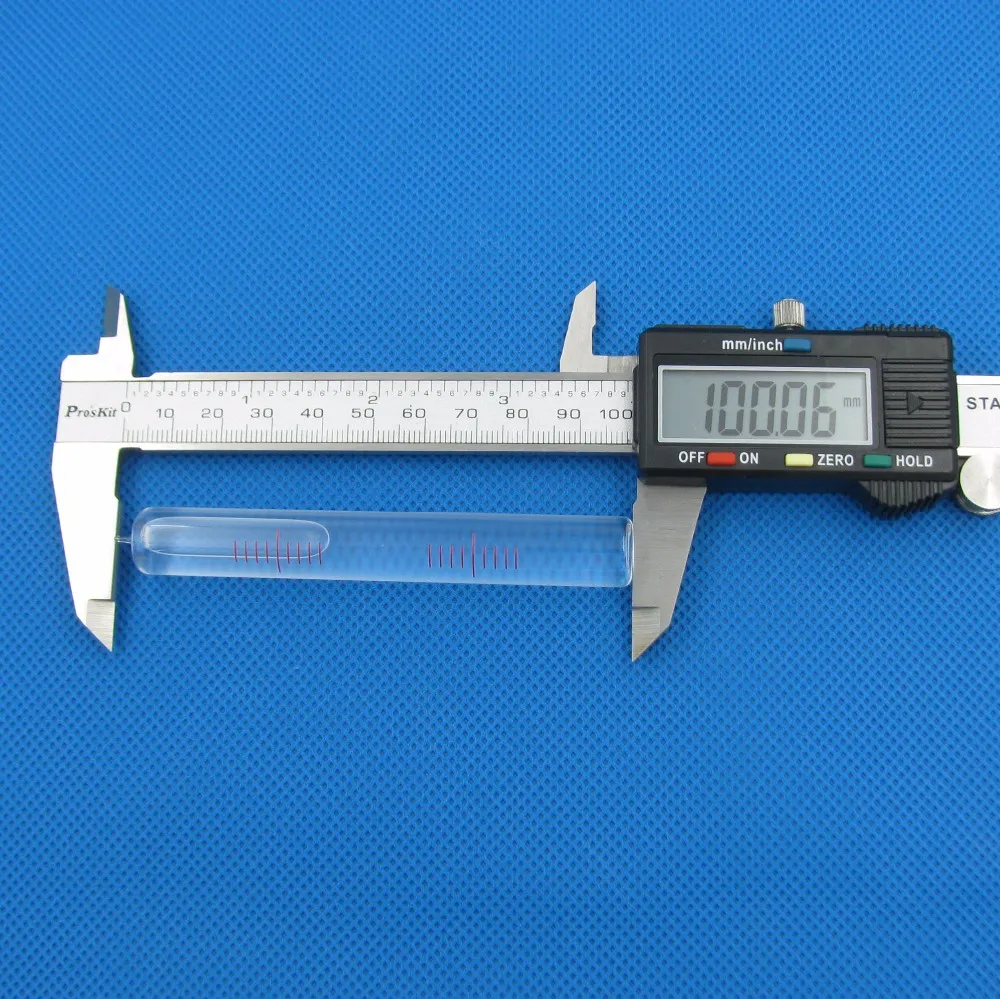 HACCURY Высокая точность i стеклянный nclinometer цилиндрический пузырьковый уровень цилиндрический спиртовой уровень флакон размер 14*114 мм точность " /2 мм