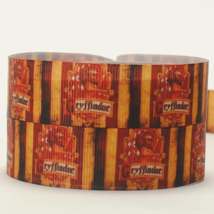 

NEW arrivals 50 yards orange cartoon pattern printed grosgrain DIY ribbons