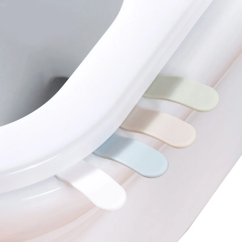 

2PCS Contracted Sit Implement Cover Lifting Device Avoid Touching Toilet Lid Handle Bathroom Accessories Toilet Seat Lifters