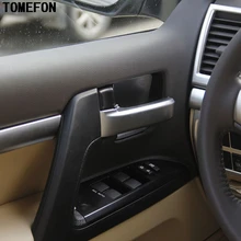 Для Toyota Land Cruiser FJ200 LC200 2008-2016 2017 ABS Хром Интерьер внутри автомобиля дверные ручки крышки планки 4 шт. стайлинга автомобилей