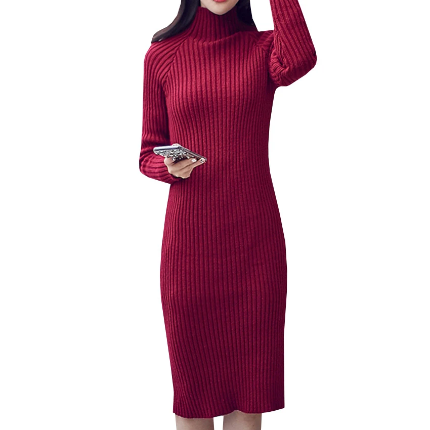 vestidos de malha inverno