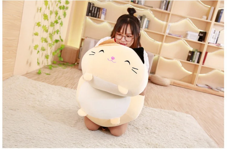 plush cat pillow 10