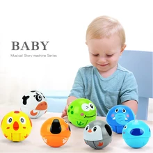 7 см мини животное бегущий мяч игрушка-неваляшка для ребенка погремушка со звуком развивающие забавные бегать сушильные игрушки для детского подарка