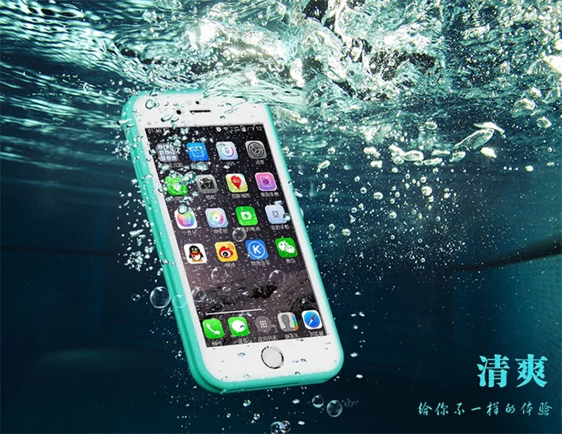 Shockproof TPU+PC Waterproof Screen Touch Phone Cover for iphone 6 (7)