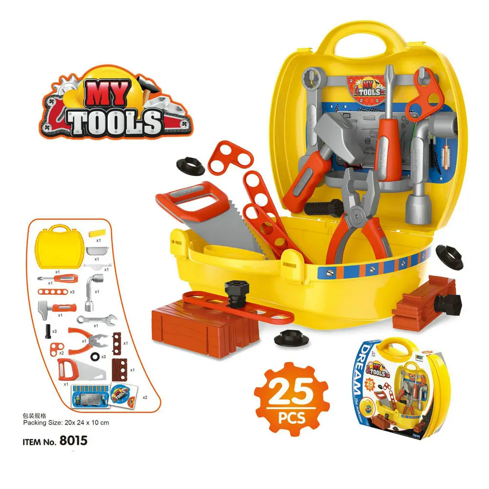 Детский Набор игрушечных инструментов, детский набор инструментов, инструмент для ремонта моделирования, мастерская, пластиковая игрушка для игрового дома, Игрушки для маленьких мальчиков, подарок для детей
