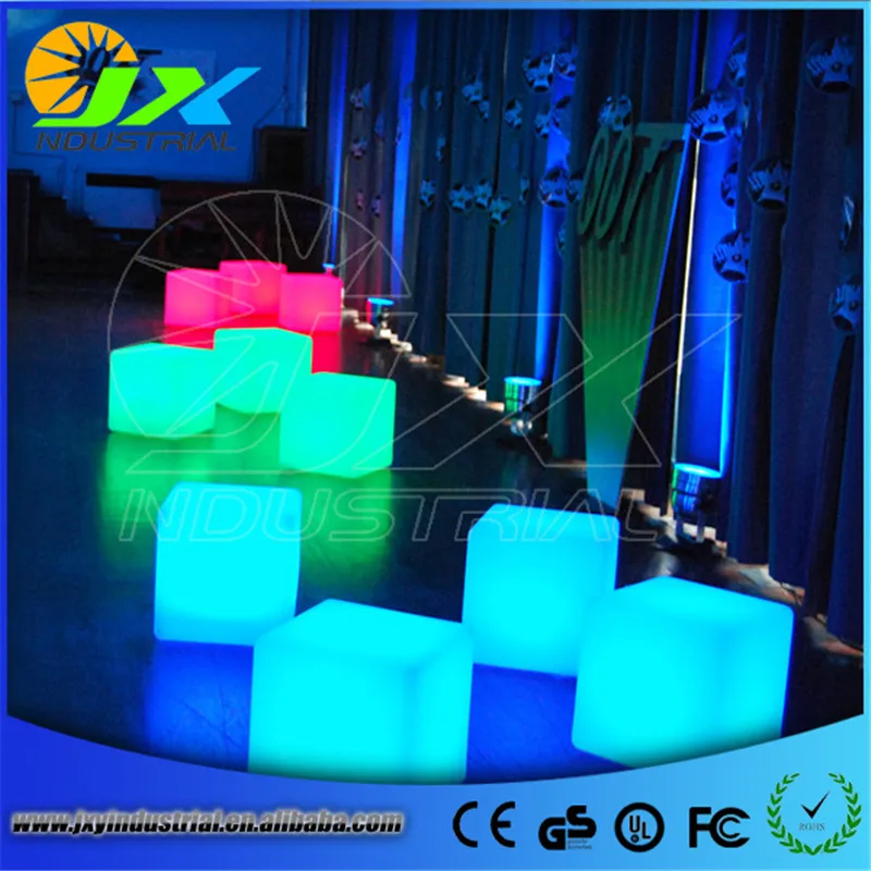 Jxy привело куб стул 40 см * 40 см * 40 см/40 см изменение многоцветные светодиодные CUBE Таблица современного освещения для вечеринок