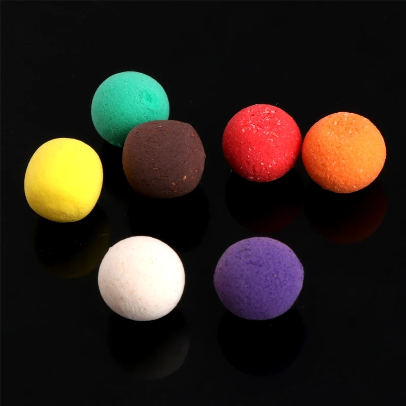 

15g 12mm Floating Ball Beads Feeder Carp Fishing Baits Smell Lures 7 Flavours New