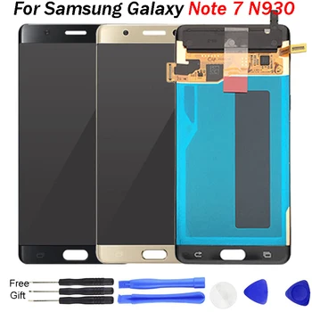 

Super AMOLED Lcd For Samsung Note 7 N935F N935F/DS display touch screen digitizer Assembly For Samsung N930F Note 7 Display LCD