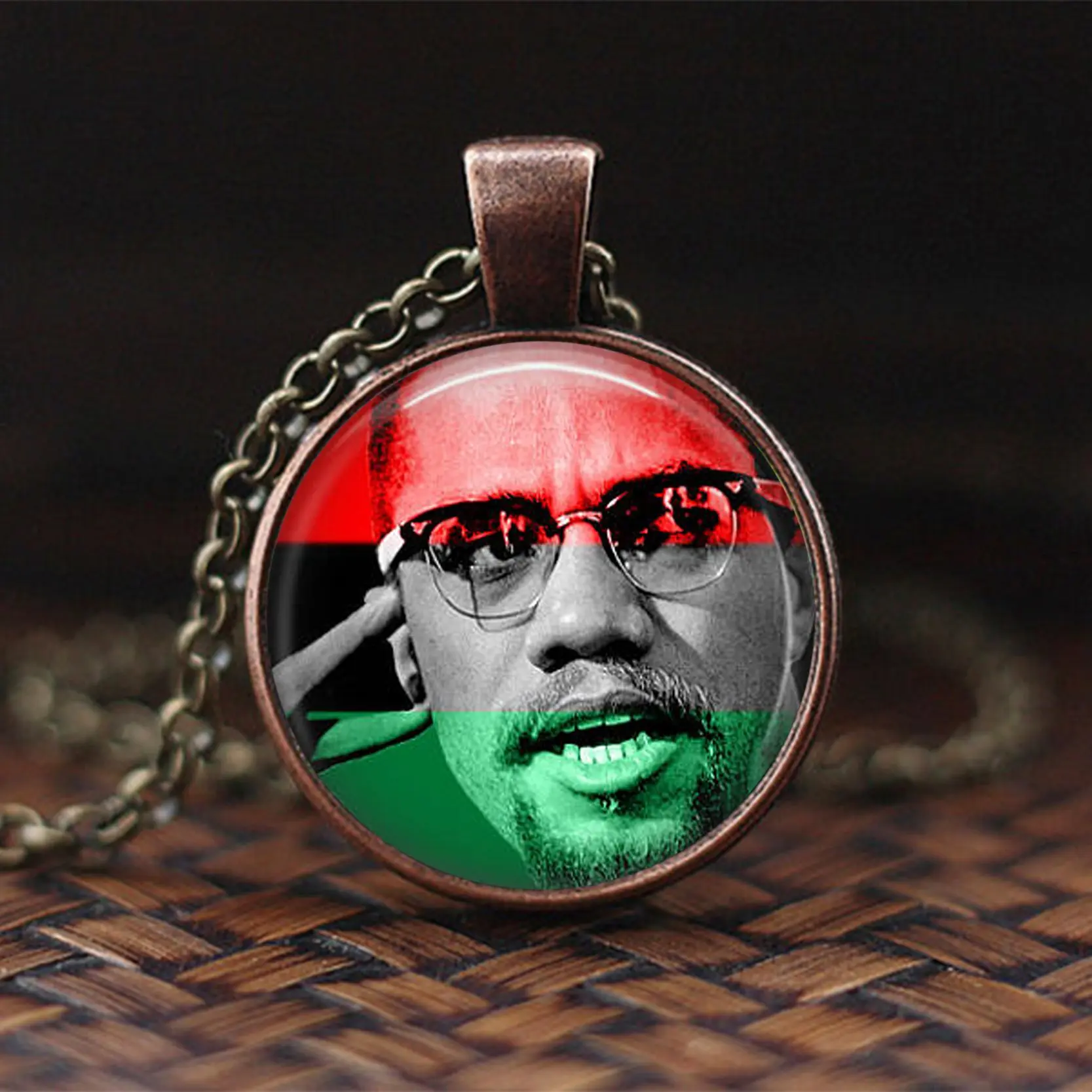 2019 Новая мода Che Guevara Martin Лютер Кинг Малкольм X стеклянный Кабошон Подвеска