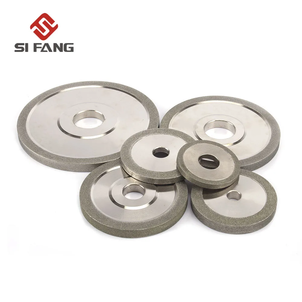 3/4/5/6inch Electroplated Flat Diamond Grinding Wheel For Metal Milling diamond disc sharpening Accessories 100/150/180#