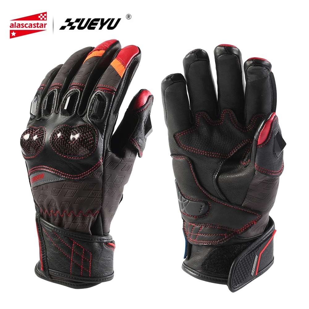 Buy XUEYU Carbon Fiber Motorcycle Gloves Touch Screen Waterproof Genuine