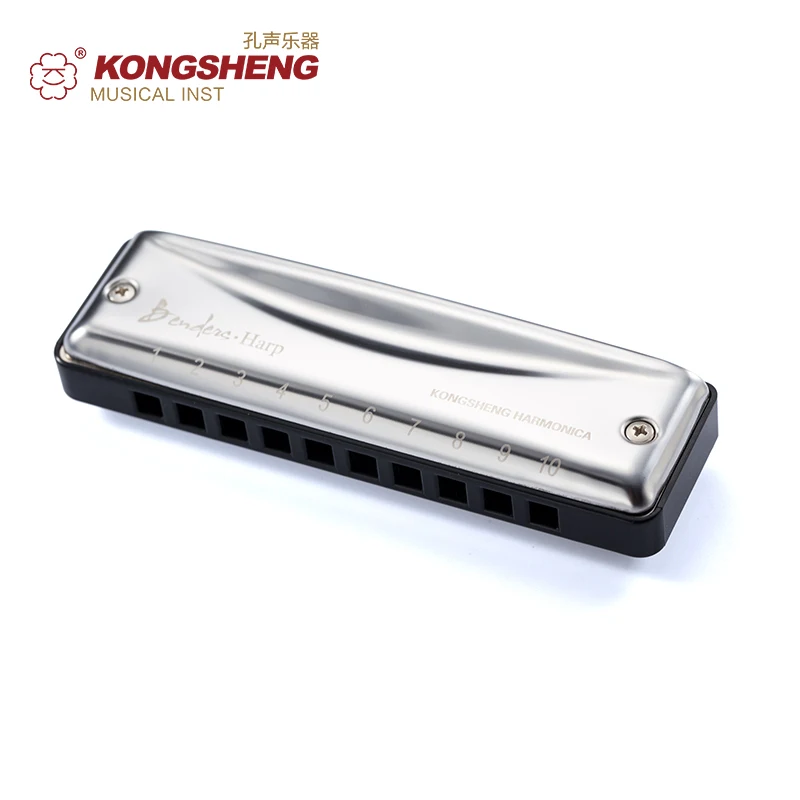 KONGSHENG Губная гармошка с 10 отверстиями музыкальный инструмент для начинающих