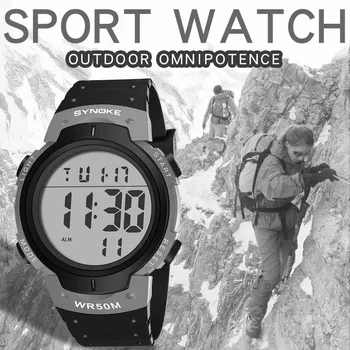 

Electronic Outdoor Multi Function Trend Screen sport watch Electronic Watch digital Watch gifts Men's wrist luminous watch swim