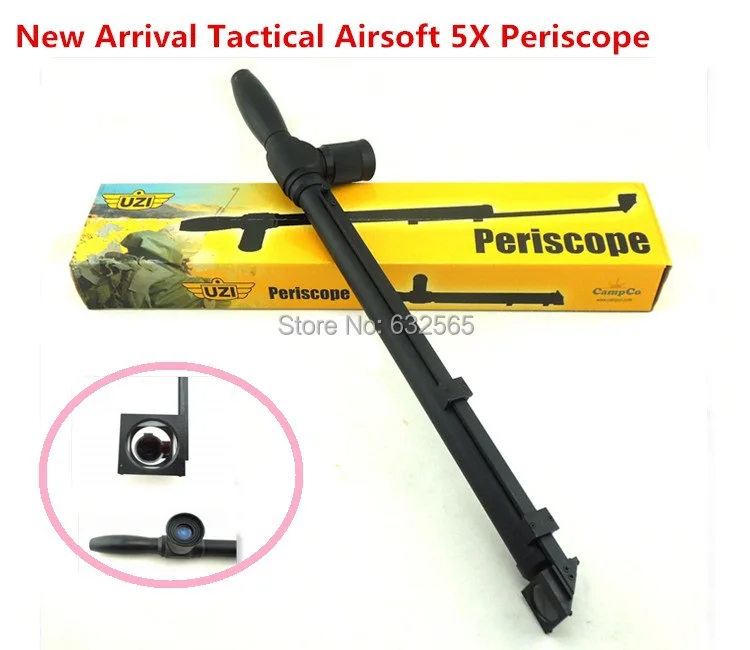 

Promotion New Tactical Airsoft 5X Periscope Rifle Scope for Hunting Shooting Free Shipping