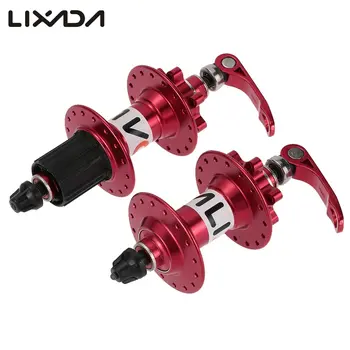 

Lixada 32 Holes MTB Mountain Disc Brake Bicycle Hub Aluminum Rear Bike Hub with Quick Release Lever Skewers Bicycle Parts