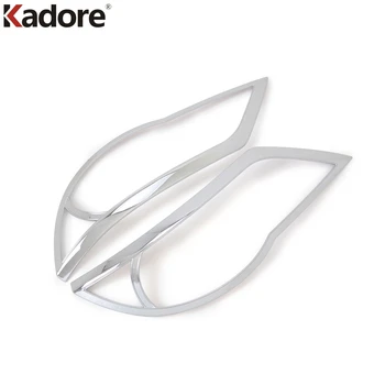 

For Volkswagen Tiguan 2009 2010 2011 2012 ABS Chrome Front Head Light Lamp Cover Trim Headlight Hood Decoration Car Styling
