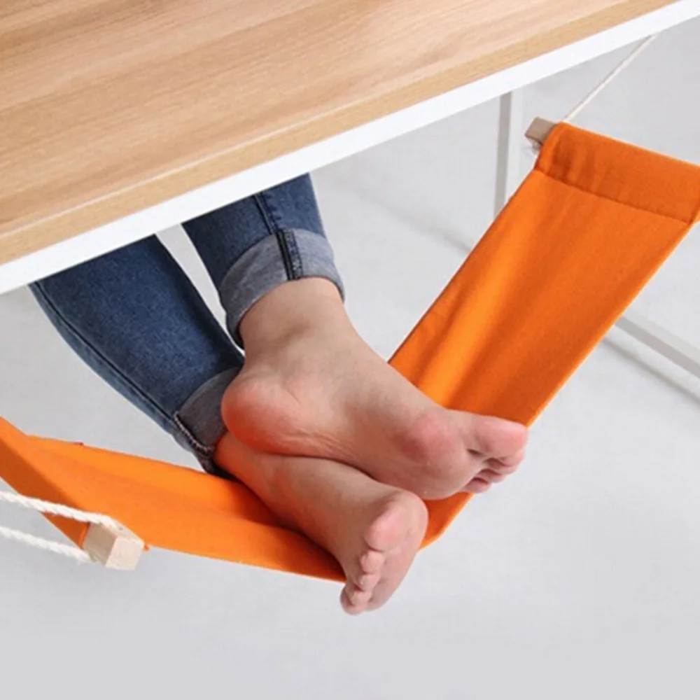 

Durable Desk Feet Hammock Foot Chair Care Tool The Hammock Outdoor Rest Cot Portable Office Foot Hammock Mini Feet Rest For Home