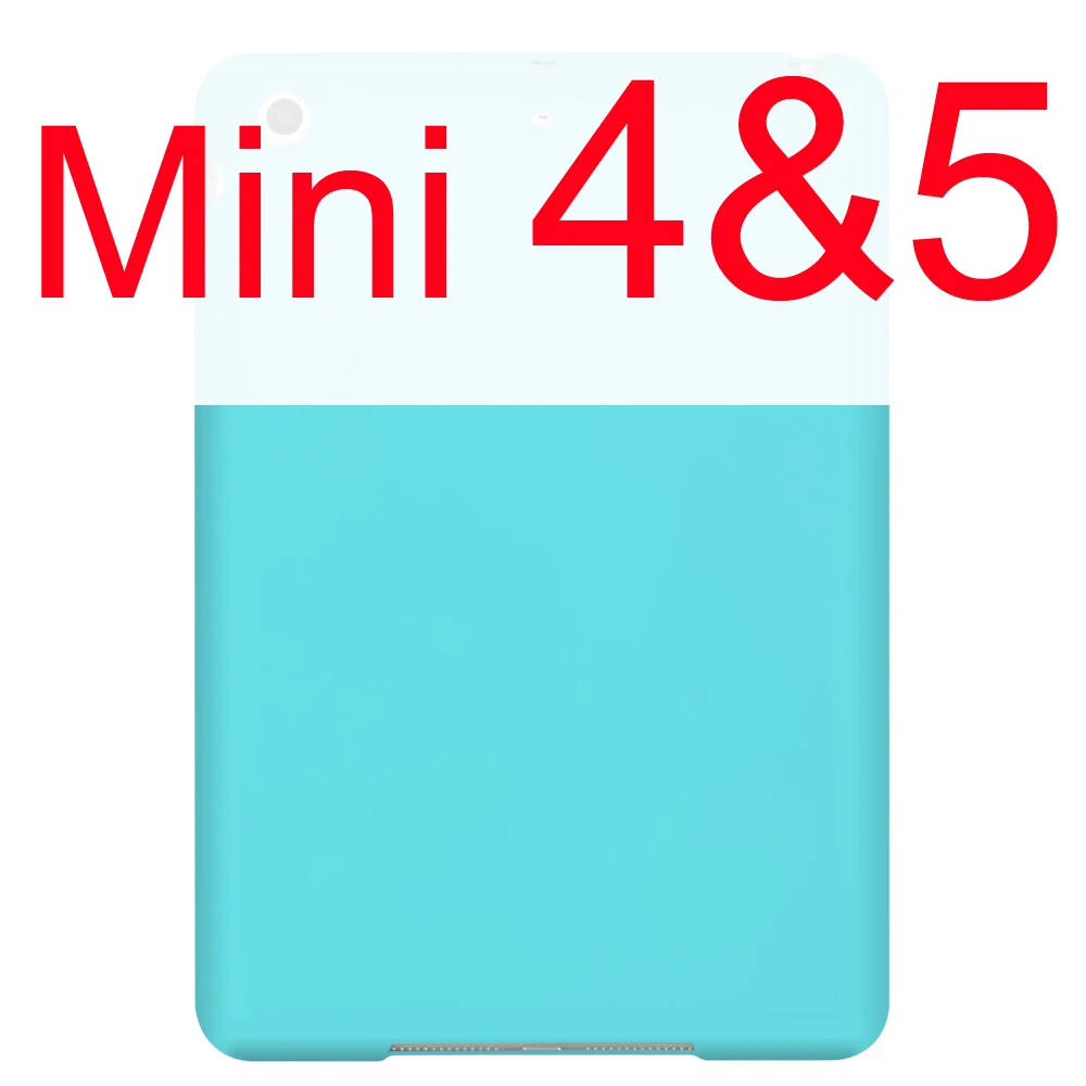 Для iPad Mini 4 Чехол Mini 5 1 2 3 Чехол детский безопасный силиконовый мягкий защитный чехол для Apple iPad Mini 5 Funda - Цвет: Mint Mini 4 5