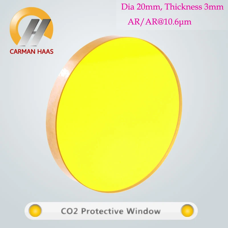 Высококачественное защитное стекло Carmanhaas CO2 ZnSe для лазерной машины диаметром 20