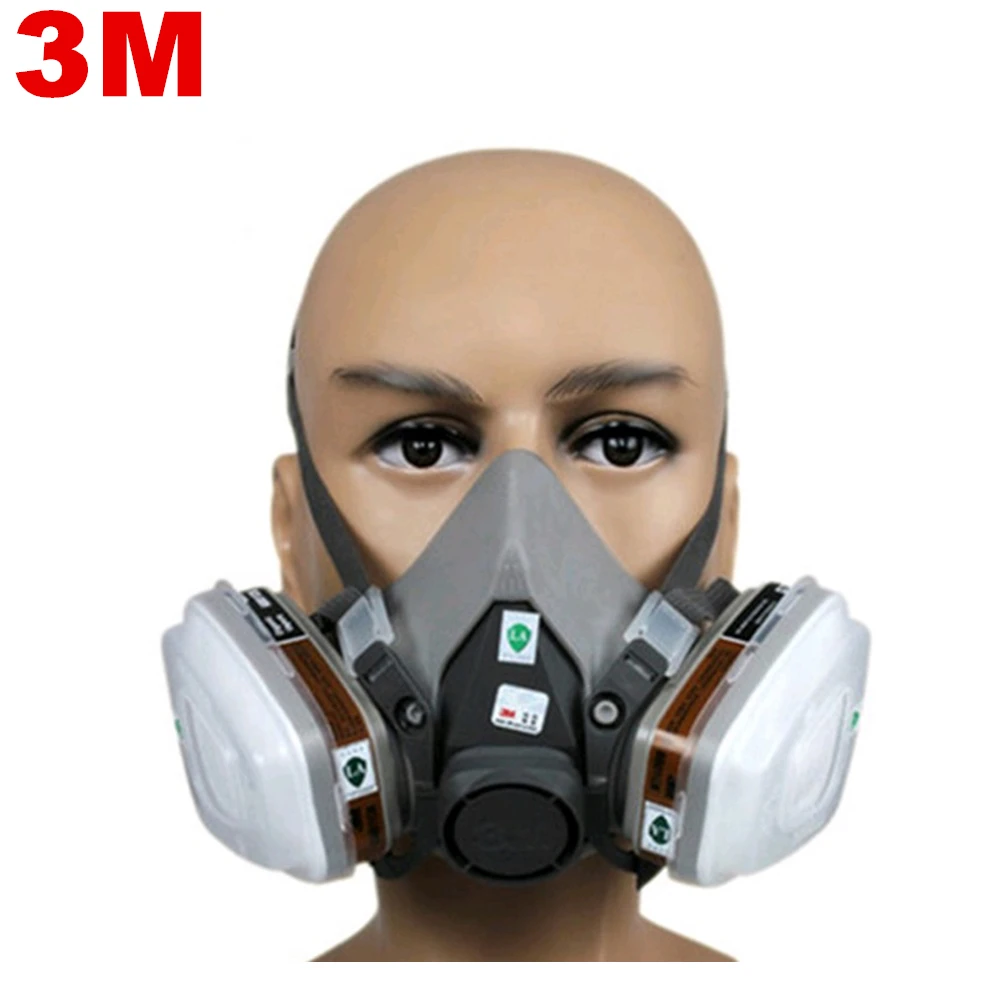 3M 6200 gas mask for chemicals in masksin Particle Respirators from