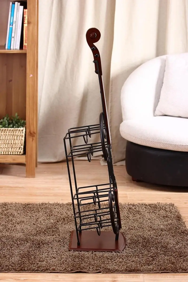 Креативный металлический держатель для винной бутылки|wine bottle holder|bottle wine holdermetal