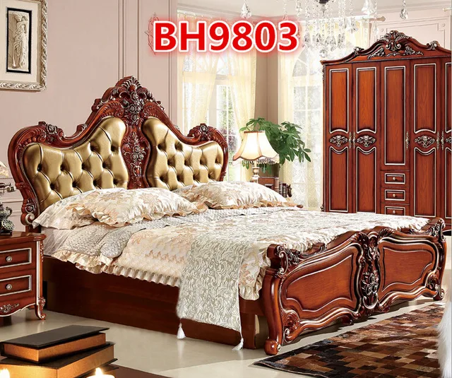 us $797.0 |new classical hand carved bedroom furniture bh9803-in beds from  furniture on aliexpress | alibaba group