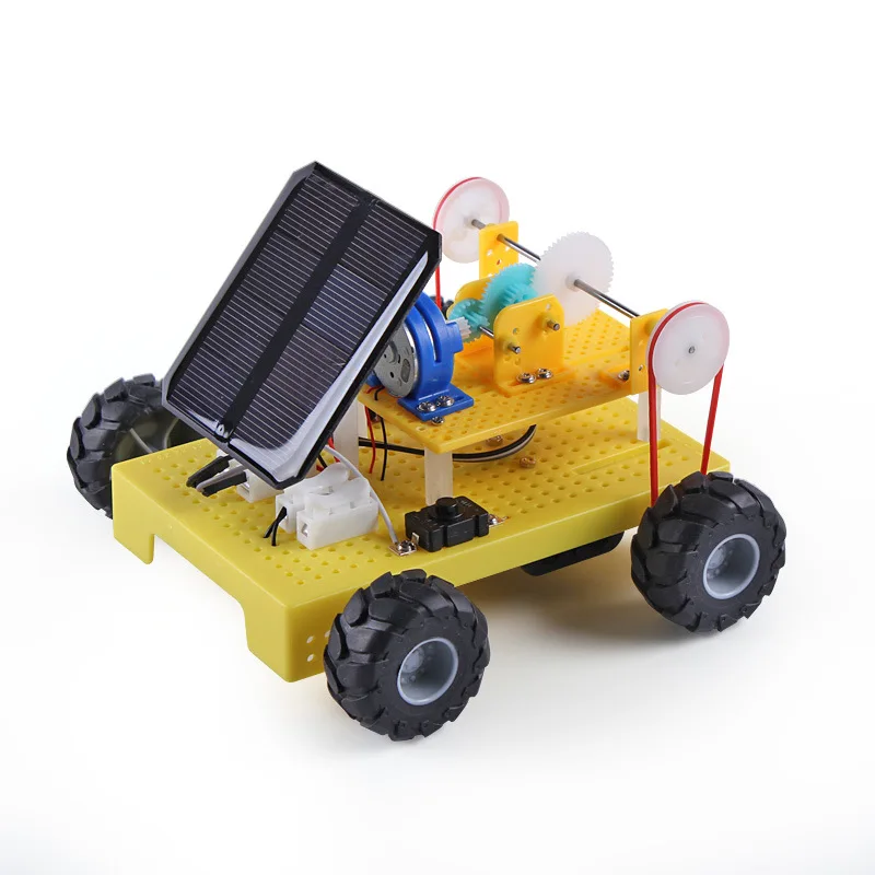 Solar Toy Car Children's Educational Science Experiments on Small Plastics Making by Hand Technology | Игрушки и хобби