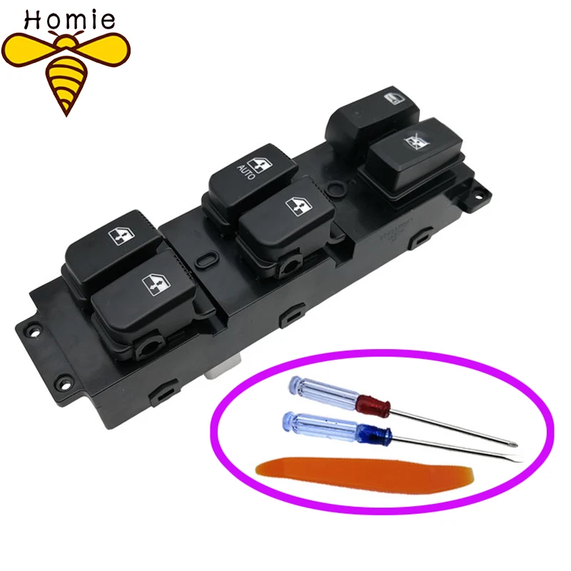 93570 2B100S4 NEW Main Power Window Switch For Hyundai Santa