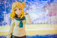 21cm japonês original anime figura furyu lovelive sol mari ohara figura de ação collectible modelo brinquedos para meninos