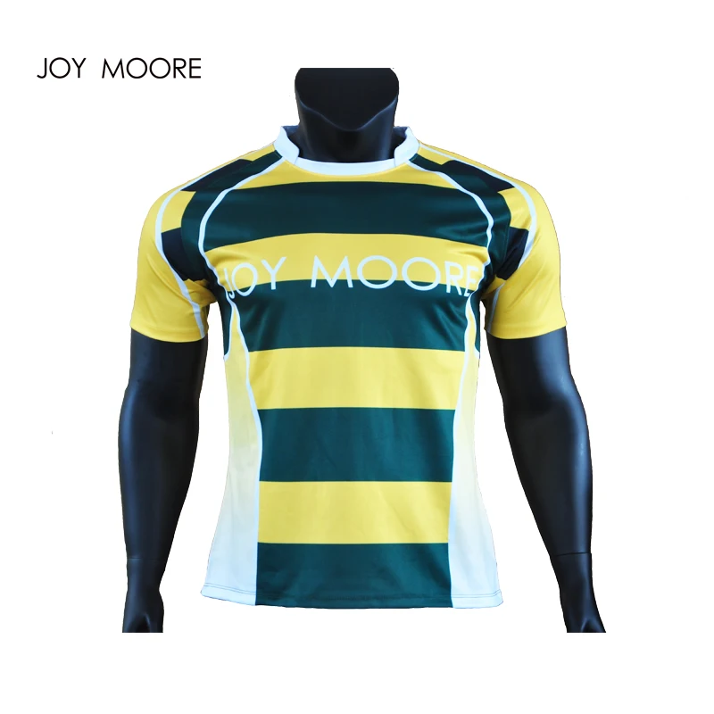 High quality custom men short sleeve full sublimated rugby jersey hot