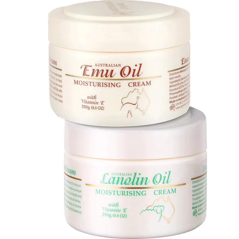 Australia GM SkinCare Set Emu Oil +Lanolin Moisturizing Face Body Cream Treatment for Soothe Dry Skin Fine Lines - AliExpress