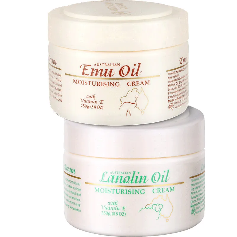 Австралийский набор для ухода за кожей GM Emu Oil + Lanolin увлажняющий крем лица и тела