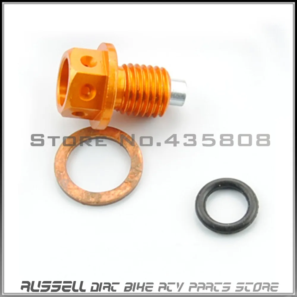 Magnetic Oil Sump Drain Plug Bolt Nut Screw Washer M12x1.5 Pit Dirt Bike