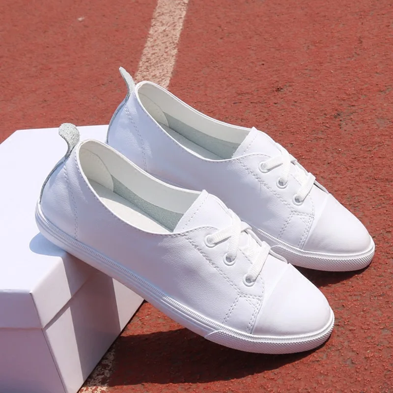 

Shallow mouth small whiteboard shoes female 2019 casual good looking student shoes MNTG1-MNTG5