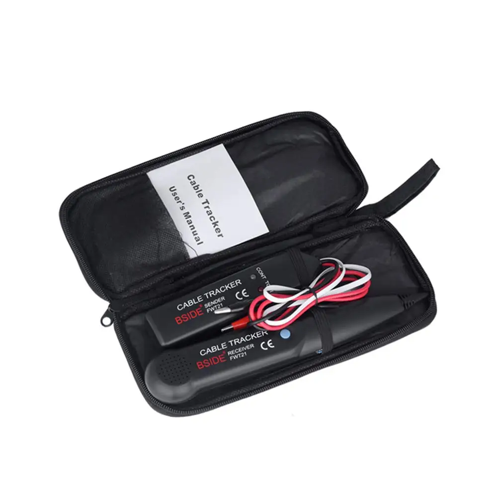 Proster Cable Tracker RJ11 Wire Tracer Ethernet Tracker Telephone Tone Generator Line Toner Tester for Network Telephone Line