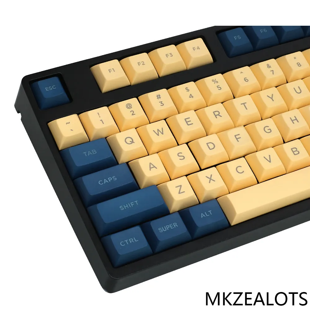 Топ Печатный dsa pbt keycap для механической клавиатуры 108 клавиш iso ключи полный набор