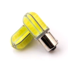 2pcs super bright 1156 BA15S P21W led Car Tail Bulb Brake Lights auto Reverse Lamp Daytime Running Light red white yellow COB