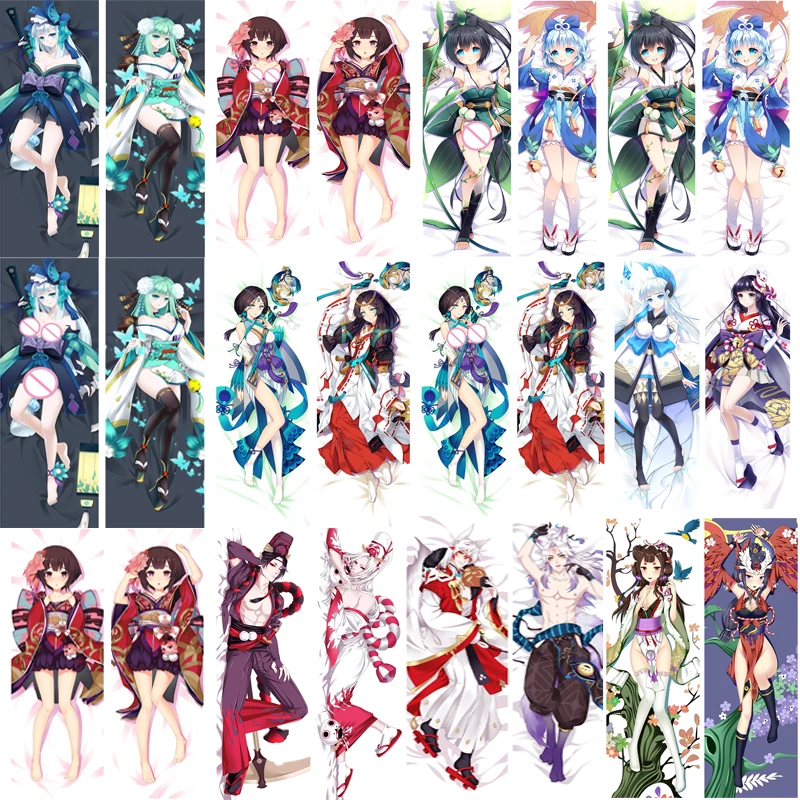 Обновленный японский аниме Onmyoji aoandou Kagura Yaobikuni otaku обнимает наволочки для подушек Dakimakura Чехол для подушки